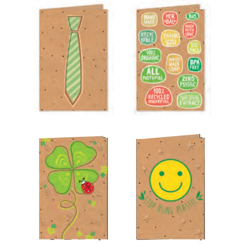 ΚΑΡΤΕΣ ΕΥΧΗΤΗΡΙΕΣ ΟΙΚΟΛΟΓΙΚΕΣ 12Χ17