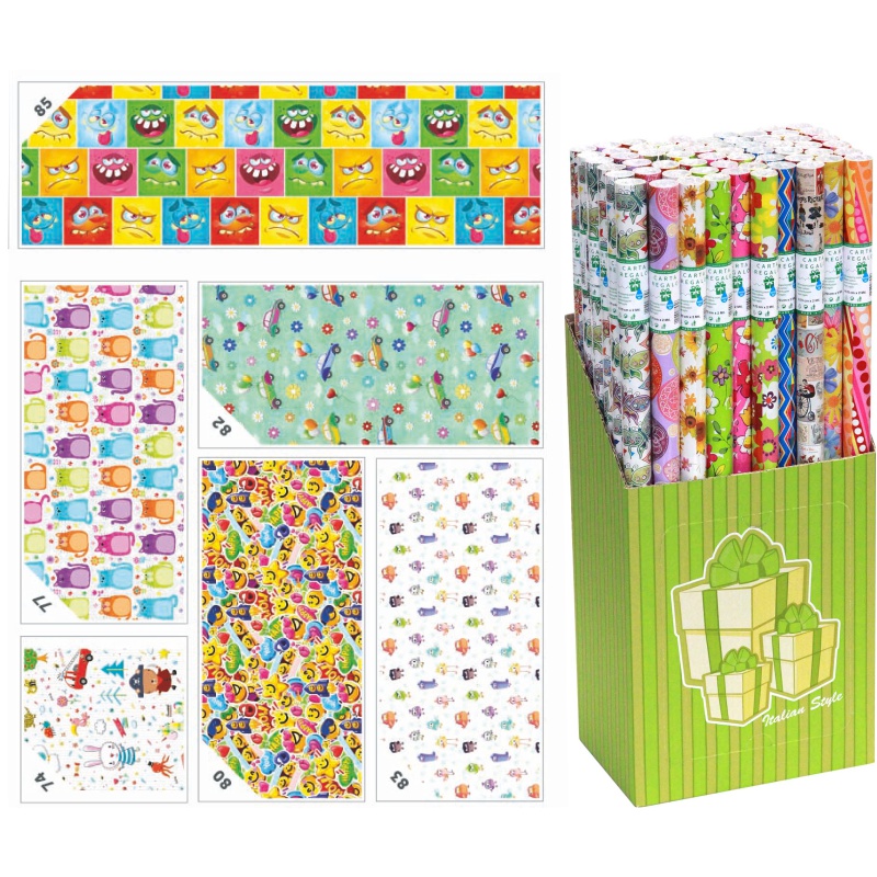 ΧΑΡΤΙ ΠΟΛΥΤΕΛΕΙΑΣ ΣΕ ΡΟΛΛΟ FLORIO ΠΑΙΔΙΚΑ ΣΧΕΔΙΑ 70x200 cm