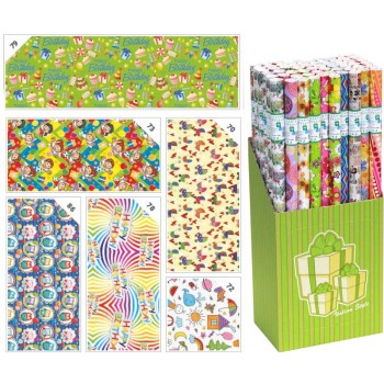 ΧΑΡΤΙ ΠΟΛΥΤΕΛΕΙΑΣ ΣΕ ΡΟΛΛΟ FLORIO ΠΑΙΔΙΚΑ ΣΧΕΔΙΑ 70x200 cm