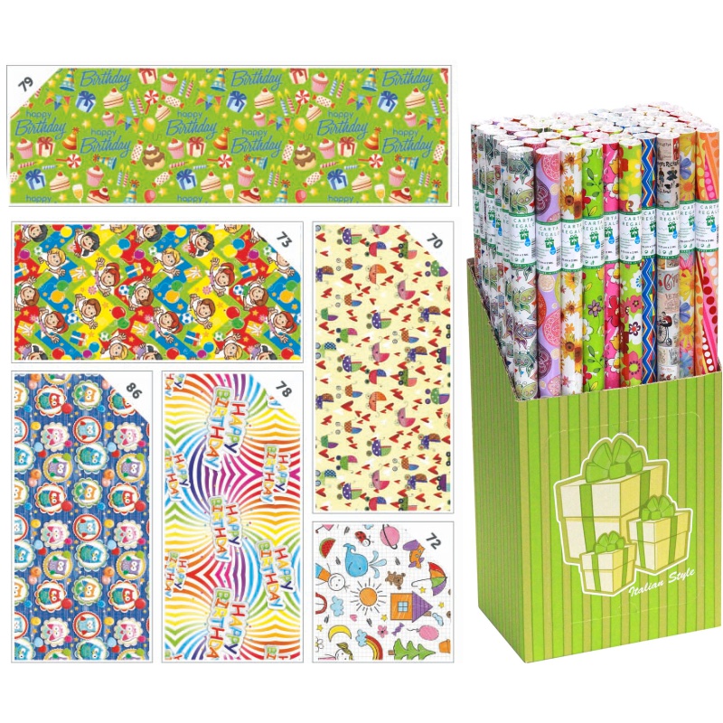 ΧΑΡΤΙ ΠΟΛΥΤΕΛΕΙΑΣ ΣΕ ΡΟΛΛΟ FLORIO ΠΑΙΔΙΚΑ ΣΧΕΔΙΑ 70x200 cm