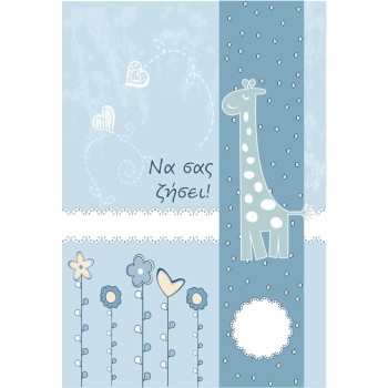 ΚΑΡΤΕΣ ΕΥΧΕΤΗΡΙΕΣ ΜΩΡΟΥ 12χ17 BL004