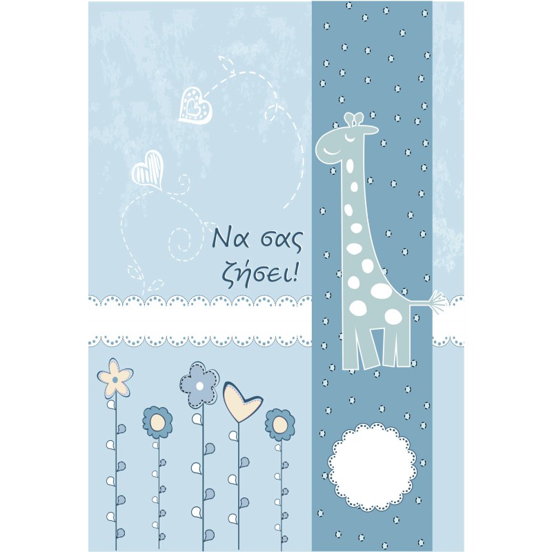 ΚΑΡΤΕΣ ΕΥΧΕΤΗΡΙΕΣ ΜΩΡΟΥ 12χ17 BL004