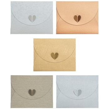 ΚΑΡΤΑΚΙΑ ΕΥΧΕΤΗΡΙΑ METALIC ΑΣΟΡΤΙ 10χ12