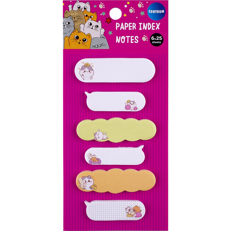 ΣΕΛΙΔΟΔΕΙΚΤΕΣ CENTRUM ΧΑΡΤΙΝΟΙ CAT 53x16mm & 40x13mm (6χ25φυλ.)