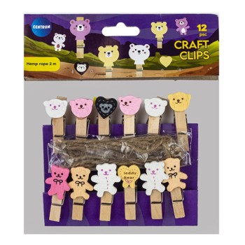 ΜΑΝΤΑΛΑΚΙΑ CENTRUM ΞΥΛΙΝΑ ΣΧΕΔΙΑ ΑΡΚΟΥΔΑΚΙ ΣΕΤ 12τεμ.