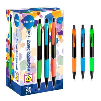 ΜΟΛΥΒΙΑ CENTRUM ΜΗΧΑΝΙΚΑ 0,7mm (σε κουτί 36 τεμ. ασορτί χρώματα)