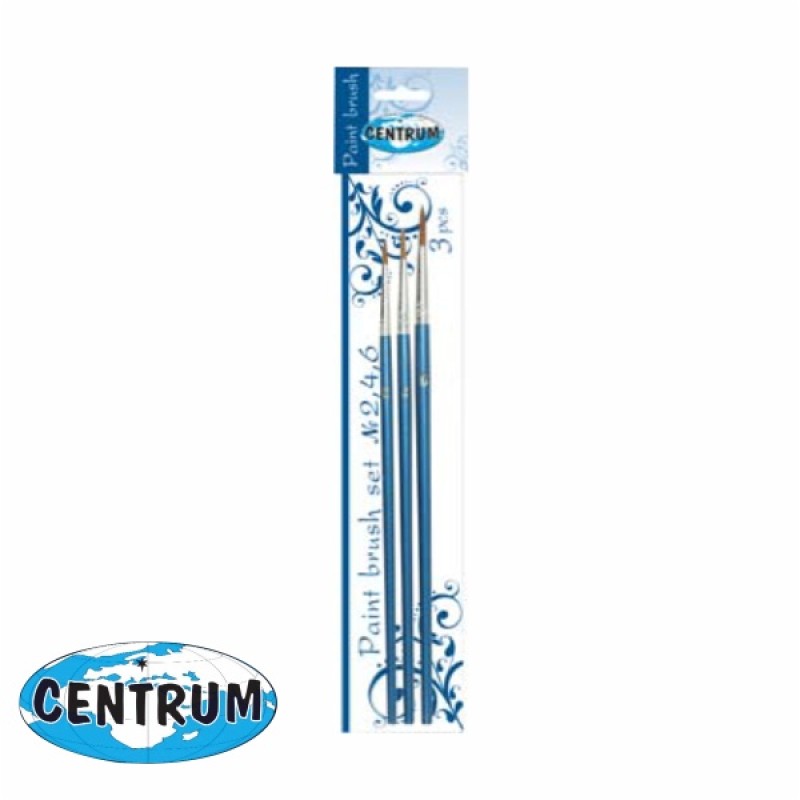 ΠΙΝΕΛΑ CENTRUM ΝΕΡΟΥ ΣΤΡΟΓΓΥΛΑ ΣΕΤ 3τεμ. (Νο 2,4,6)