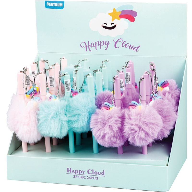 ΣΤΥΛΟ CENTRUM ΔΙΑΡΚΕΙΑΣ RAINBOW POMPON 0.7mm