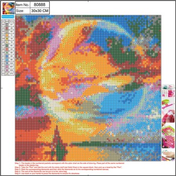 ΚΑΤΑΣΚΕΥΕΣ DIAMOND PAINTING 30x30 80888