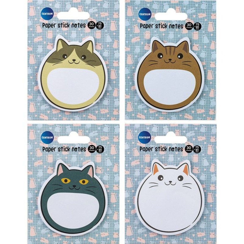 ΧΑΡΤΑΚΙΑ CENTRUM 75x81mm CUTE CAT 30φυλ.