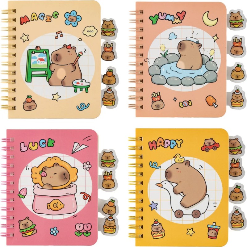 ΣΗΜΕΙΩΜΑΤΑΡΙΟ CENTRUM ΣΠΙΡΑΛ CAPYBARA 8,7x11,3cm (64σελ.)