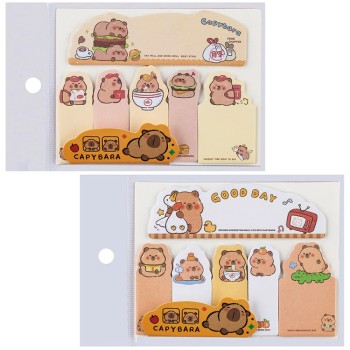 ΣΕΛΙΔΟΔΕΙΚΤΕΣ CENTRUM PAPER CAPYBARA 50 x14 mm (6x15φυλ.)