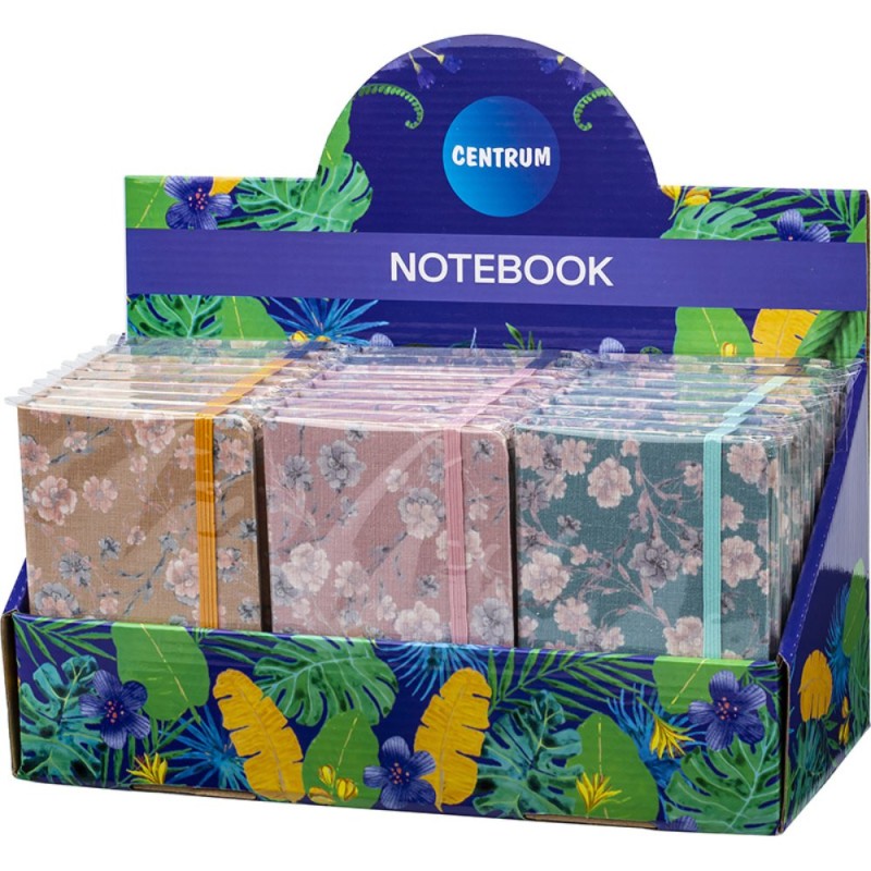 ΣΗΜΕΙΩΜΑΤΑΡΙΟ CENTRUM ΛΟΥΛΟΥΔΙΑ Α6 9x14cm (80 σελ. με λάστιχο)