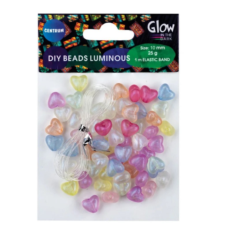 ΧΑΝΤΡΕΣ CENTRUM HEARTS 10mm 25gr (glow in the dark)