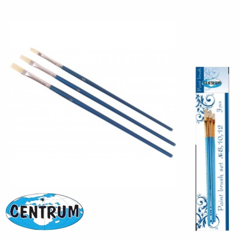 ΠΙΝΕΛΑ CENTRUM ΛΑΔΙΟΥ ΠΛΑΚΕ ΣΕΤ 3τεμ. (Νο 8,10,12)