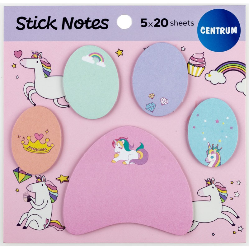 ΣΕΛΙΔΟΔΕΙΚΤΕΣ CENTRUM ΧΑΡΤΙΝΟΙ UNICORN 37x27mm & 70x60mm (5χ20φυλ.)