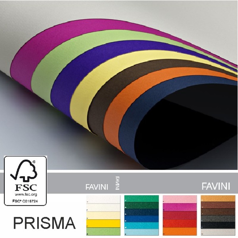 ΧΑΡΤΟΝΙΑ PRISMA 70χ100 ΣΚΟΥΡΑ ΧΡΩΜΑΤΑ 220g