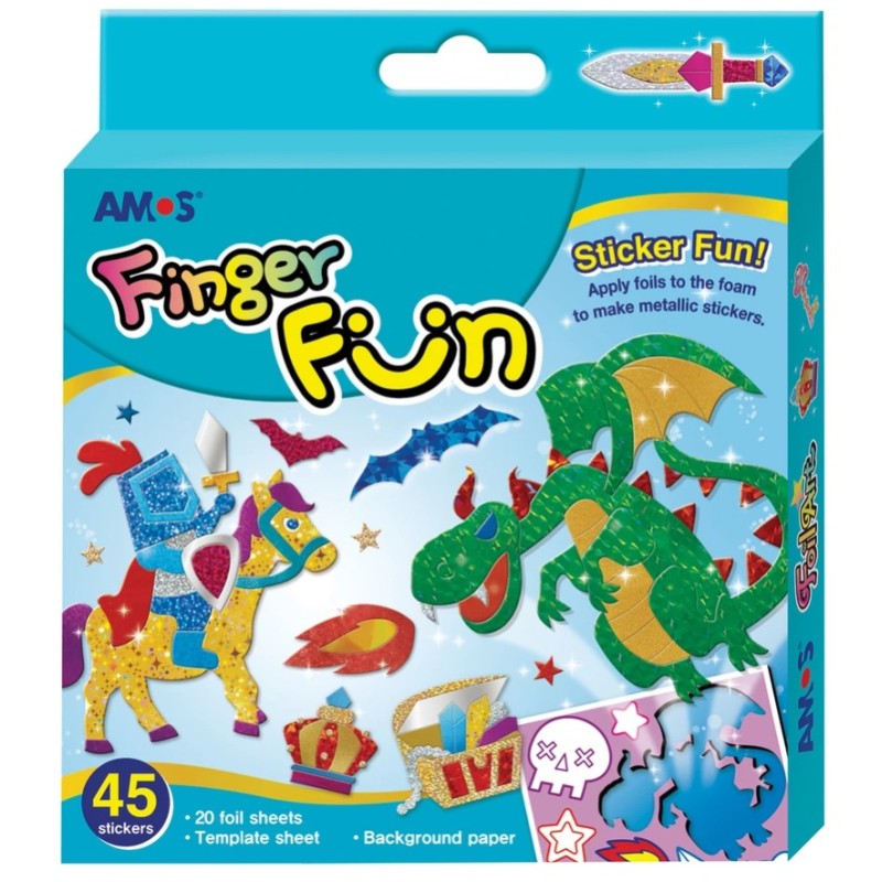 ΣΕΤ AMOS FINGER FUN KNIGHT & DRAGON