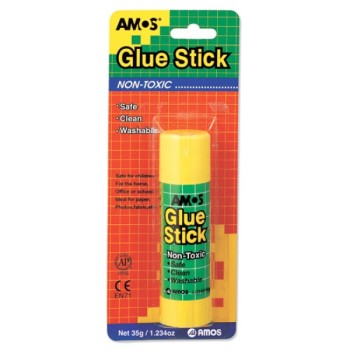ΚΟΛΛΑ AMOS STICK 35gr ΜΠΛΙΣΤΕΡ