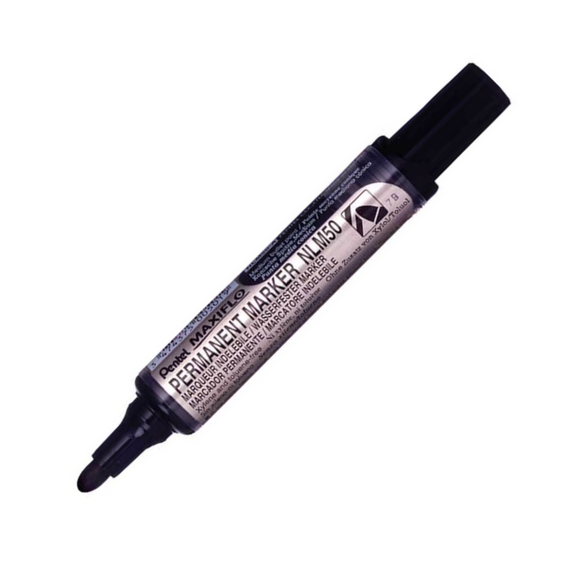 ΜΑΡΚΑΔΟΡΟΙ PENTEL PERMANENT MAXIFLO NLM50 (Στρογγυλή μύτη)