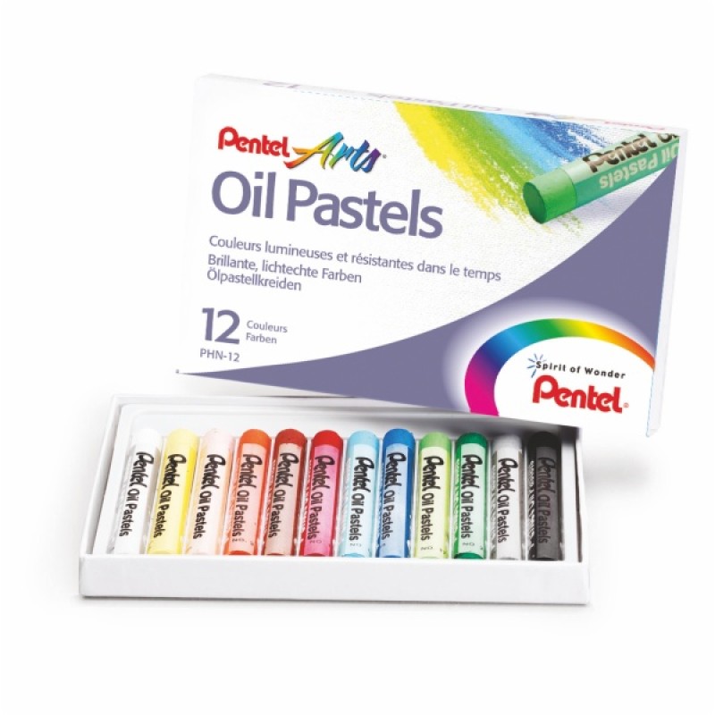 ΚΡΑΓΙΟΝ ΛΑΔΟΠΑΣΤΕΛ PENTEL ΤΩΝ 12χρωμ.