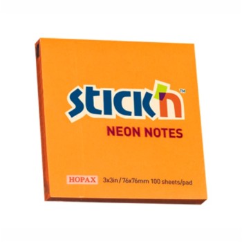 ΧΑΡΤΑΚΙΑ Stick'N NEON ΠΟΡΤΟΚΑΛΙ 76Χ76 100Φ