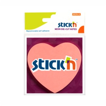 ΧΑΡΤΑΚΙΑ Stick'N ΣΧΕΔΙΑ ΚΑΡΔΙΑ 76Χ76 50Φ