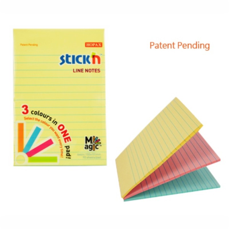 ΧΑΡΤΑΚΙΑ Stick'N ΧΡΩΜΑΤΙΣΤΑ ΡΙΓΕ 150Χ101 90Φ