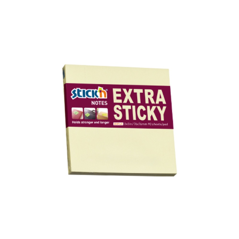ΧΑΡΤΑΚΙΑ Stick'N ΚΙΤΡΙΝΑ EXTRA STICKY 76Χ76 90Φ
