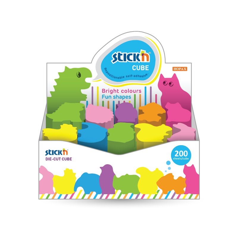 ΧΑΡΤΑΚΙΑ Stick'N ΚΥΒΟΣ ΣΧΕΔΙΑ ΔΙΑΦΟΡΑ ΑΣΟΡΤΙ ΣΕΤ 30χ200Φ