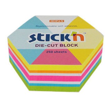 ΧΑΡΤΑΚΙΑ Stick'N ΚΥΒΟΣ NEON ΕΞΑΓΩΝΟ  67Χ67 250Φ