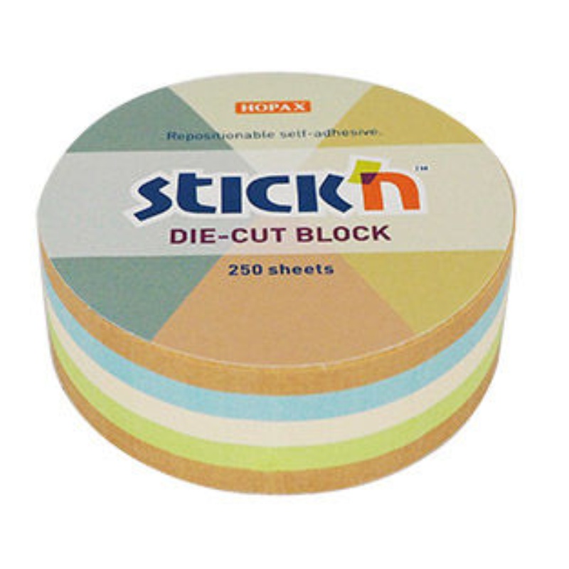 ΧΑΡΤΑΚΙΑ Stick'N ΚΥΒΟΣ RECYCLED ΚΥΚΛΟΣ 67Χ67 250Φ