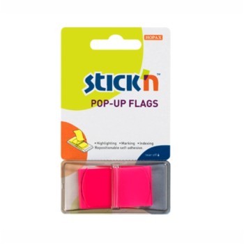 ΣΕΛΙΔΟΔΕΙΚΤΕΣ Stick'N POP-UP 45x25mm ΡΟΖ 50Φ