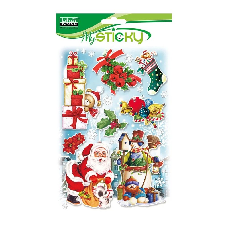 ΑΥΤΟΚΟΛΛΗΤΑ LEBEZ CHRISTMAS VINTAGE