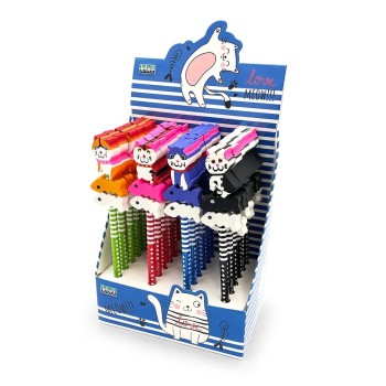 ΜΟΛΥΒΙΑ LEBEZ ΣΧΕΔΙΑ ΚΕΦΑΛΑΚΙ ΓΟΜΑ MEOW!