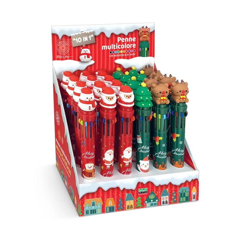 ΣΤΥΛΟ LEBEZ 10/ΧΡΩΜΟ CHRISTMAS