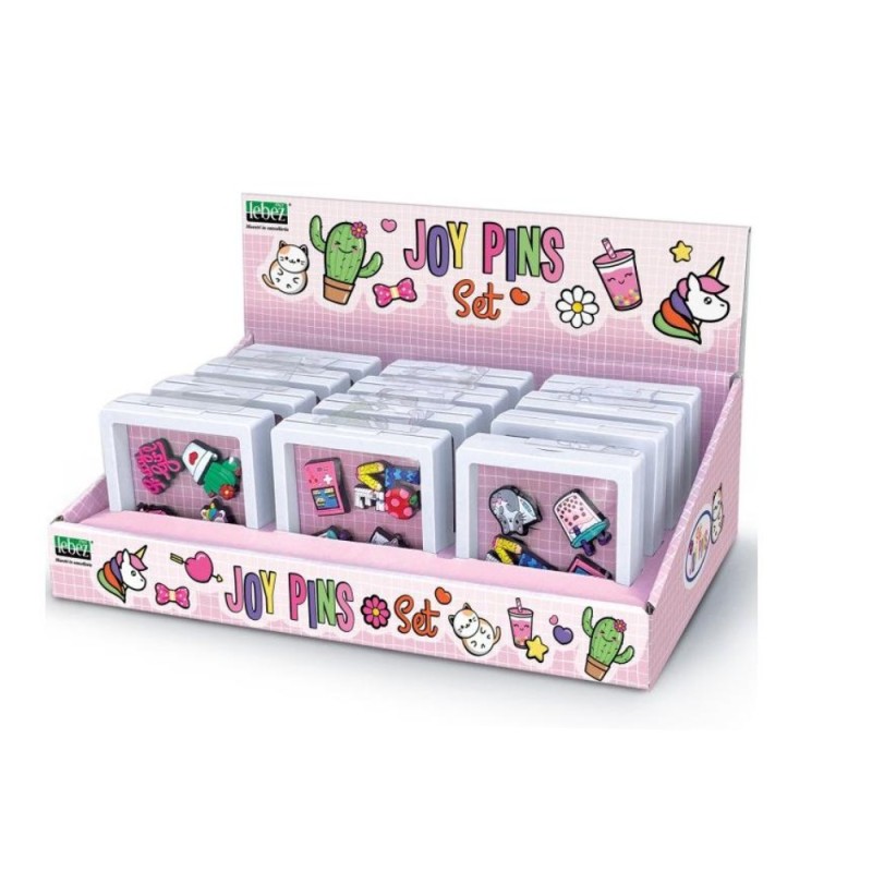 ΣΕΤ JOY PINS LEBEZ 4τεμ.ΑΣΣΟΡΤΙ