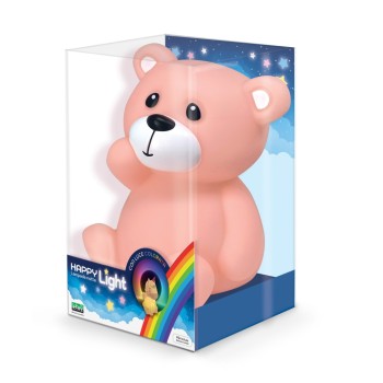 ΦΩΤΙΣΤΙΚΟ HAPPY LIGHT 4 ΣΧΕΔΙΑ (Νυχτερινό φωτιστικό με εναλλαγή χρωμάτων)