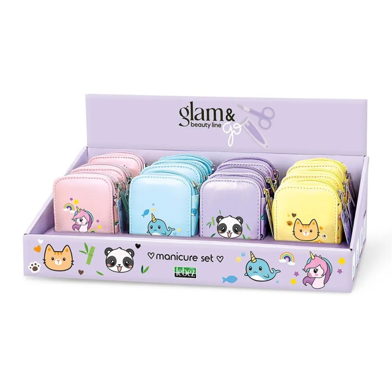ΣΕΤ ΜΑΝΙΚΙΟΥΡ GLAM AND BEAUTY LINE (4 σχέδια)