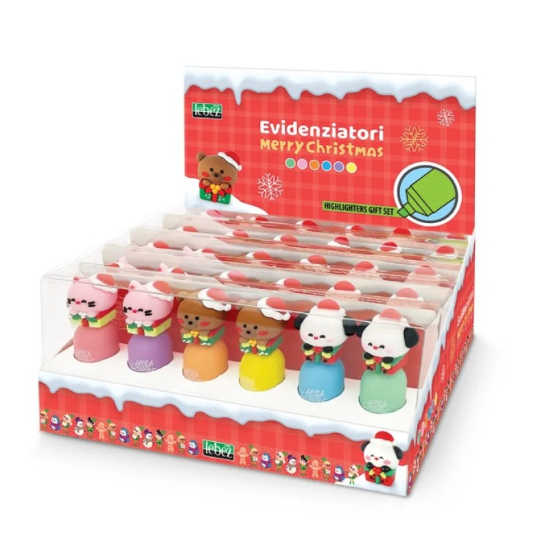 ΜΑΡΚΑΔΡΟΙ ΥΠΟΓΡΑΜΜΙΣΕΩΣ LEBEZ ΣΧΕΔΙΑ CHRISTMAS ΣΕΤ 6 τεμ.