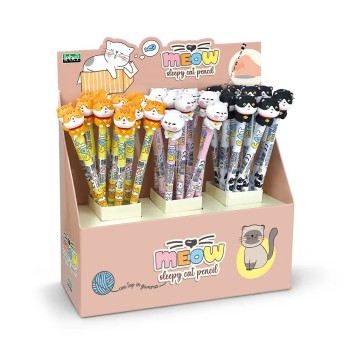 ΜΟΛΥΒΙΑ LEBEZ ΣΧΕΔΙΑ ΚΕΦΑΛΑΚΙ ΓΟΜΑ SLEEPY CAT