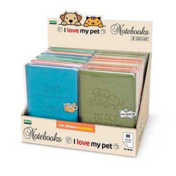 ΣΗΜΕΙΩΜΑΤΑΡΙΑ LEBEZ I LOVE MY PET MAGNETIC 13x18