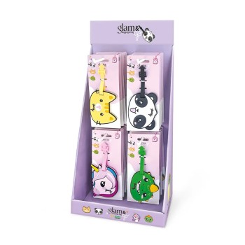 ΕΤΙΚΕΤΕΣ ΚΡΕΜΑΣΤΕΣ LEBEZ GLAM ΓΙΑ ΒΑΛΙΤΣΑ 10χ18cm (4 σχέδια)