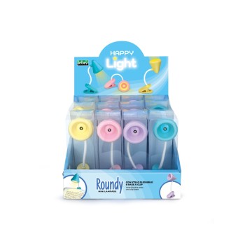 ΦΩΤΙΣΤΙΚΟ HAPPY LIGHT 4 ΧΡΩΜΑΤΑ MINI CLIP ROUND 17χ22χ14cm
