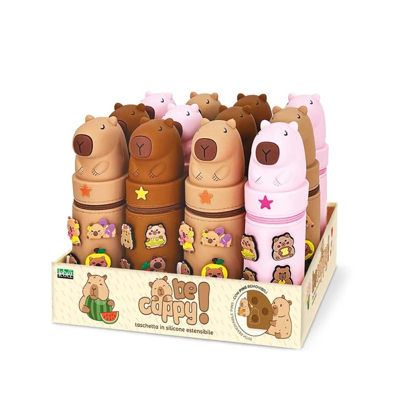 ΚΑΣΕΤΙΝΑ LEBEZ ΣΙΛΙΚΟΝΗΣ CAPYBARA JOY PINS (3σχέδια)