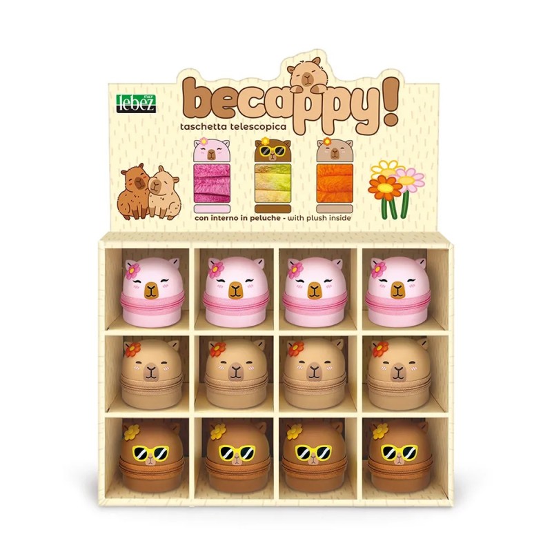 ΚΑΣΕΤΙΝΑ LEBEZ ΓΟΥΝΙΝΗ ΠΤΥΣΣΟΜΕΝΗ CAPYBARA (3σχέδια)