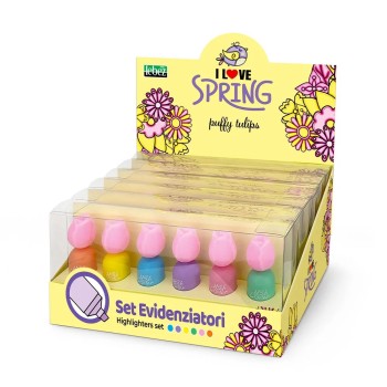 ΜΑΡΚΑΔΡΟΙ ΥΠΟΓΡΑΜΜΙΣΕΩΣ LEBEZ TULIP ΣΕΤ 6τεμ.