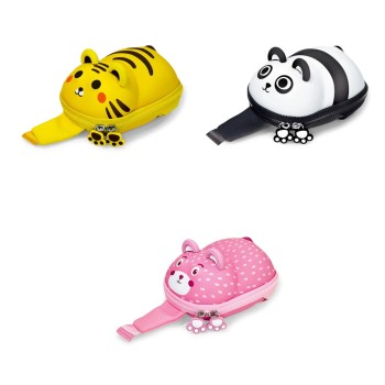 ΤΣΑΝΤΑΚΙ ΠΛΑΤΗΣ ΜΙΝΙ LEBEZ ΖΩΑΚΙΑ 15χ19χ10cm