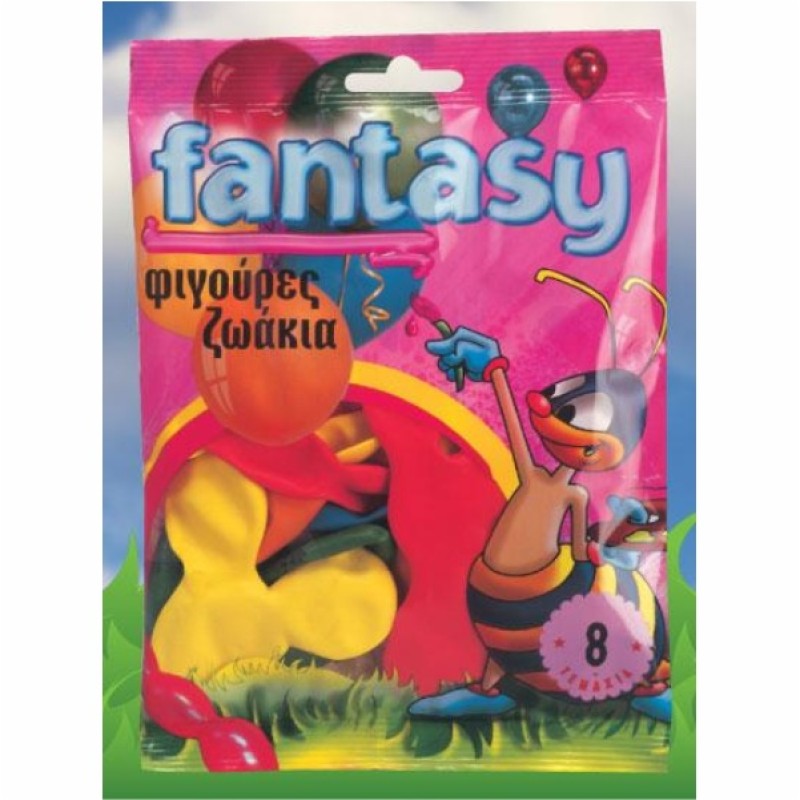 ΜΠΑΛΟΝΙΑ FANTASY ΖΩΑΚΙΑ ΣΕΤ 8τεμ.