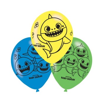 ΜΠΑΛΟΝΙΑ ΗΡΩΕΣ BABY SHARK ΣΕΤ 6τεμ.